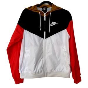 Nike Windbreaker Sportswear Jacket Womens Size L Windrunner, Y2K, Athlesuire